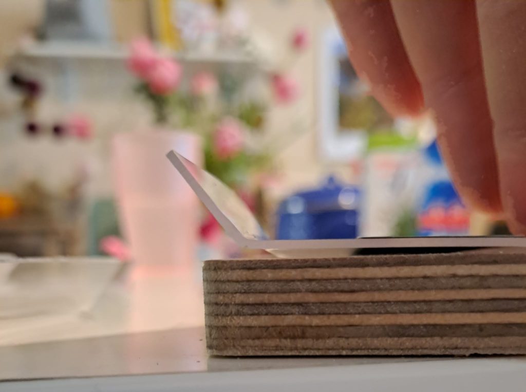 Příklad deformace záklopky